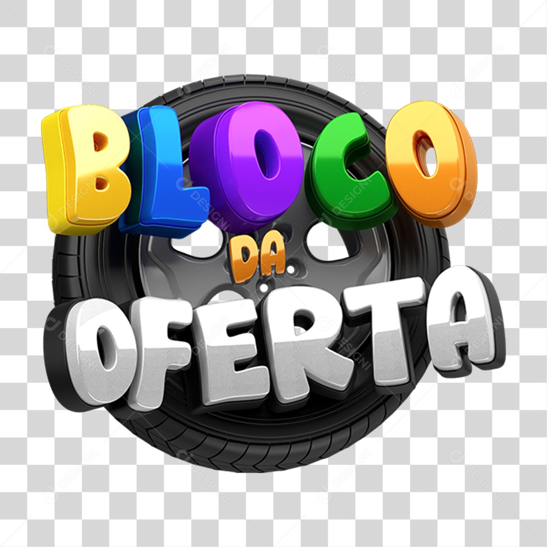 Bloco de Ofertas PNG Transparente