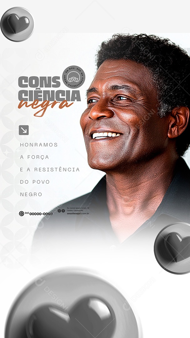 Story Black Consciousness Day November 20 Social Media PSD Editable