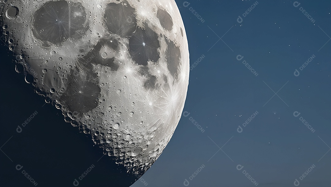 Lua maior satélite natural do universo