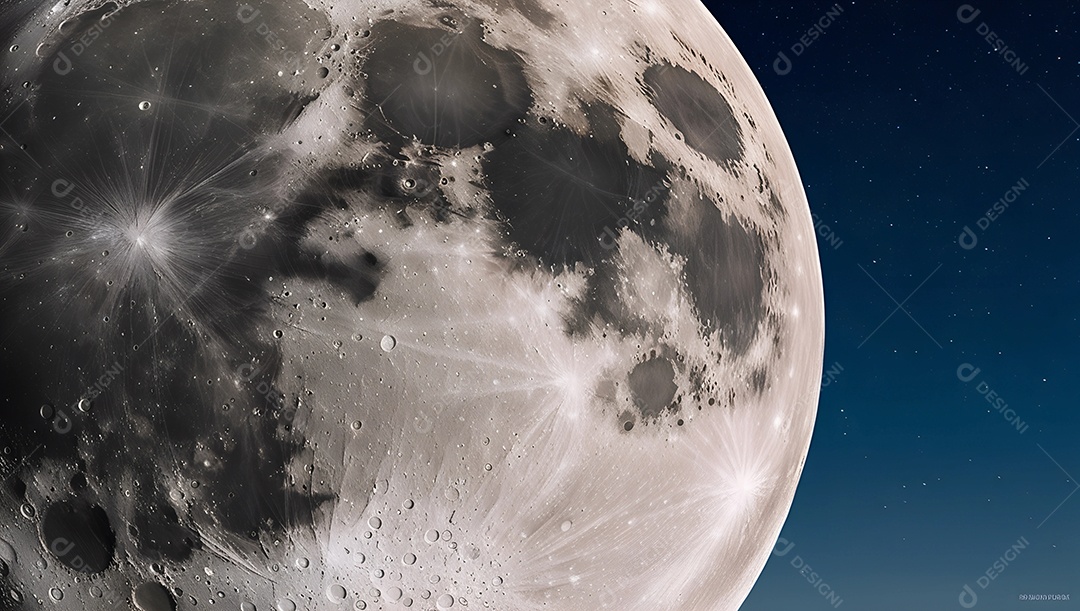 Lua maior satélite natural do universo