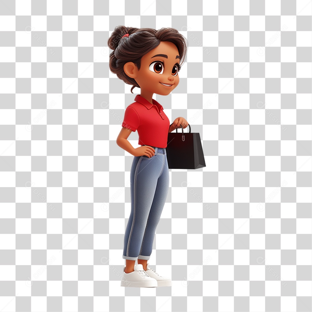 Personagem Mulher PNG Transparente