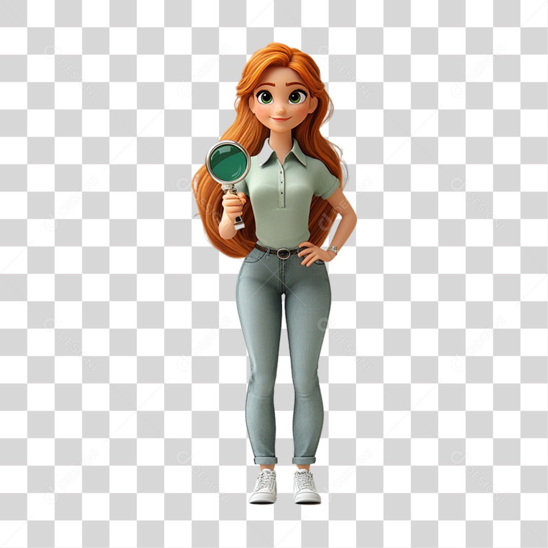 Personagem Mulher PNG Transparente