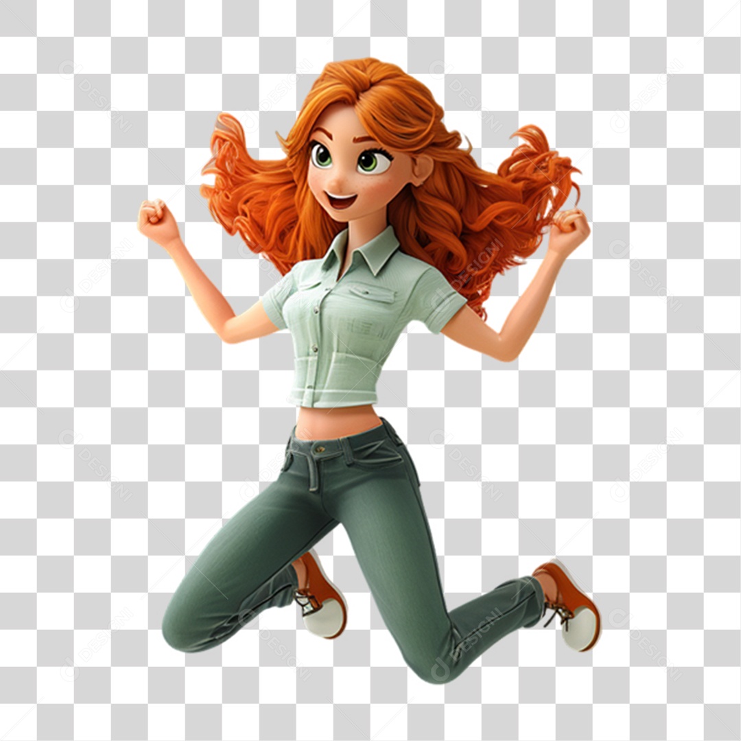 Personagem Mulher PNG Transparente