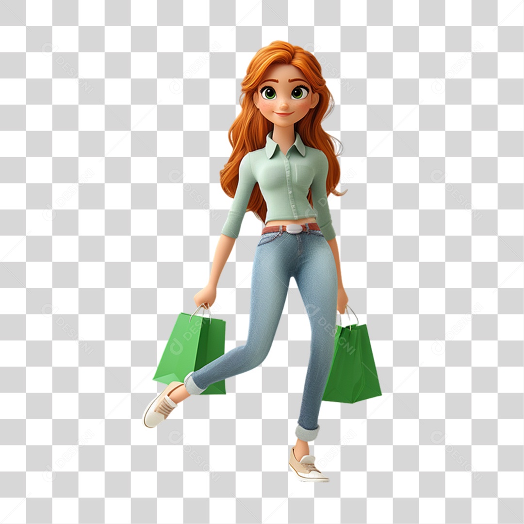 Personagem Mulher PNG Transparente