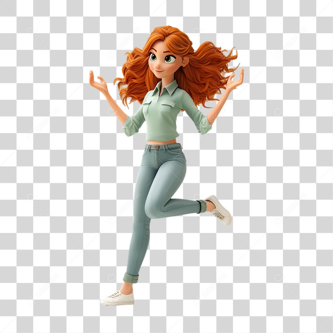 Personagem Mulher PNG Transparente