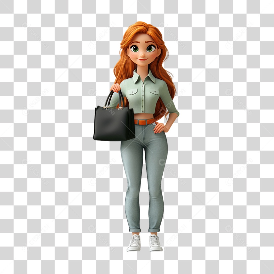 Personagem Mulher PNG Transparente