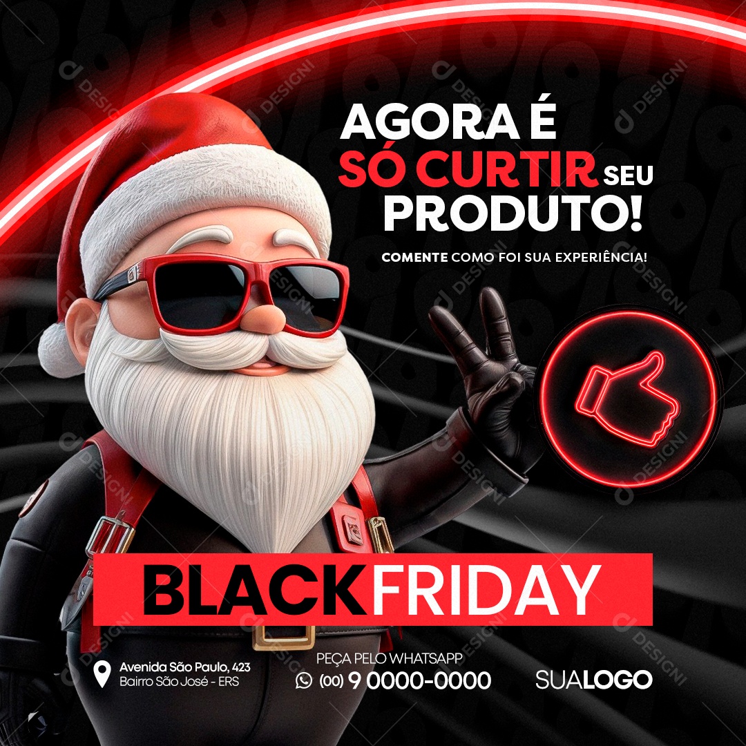 Black Fraday Ecommerce Social Media PSD Editável