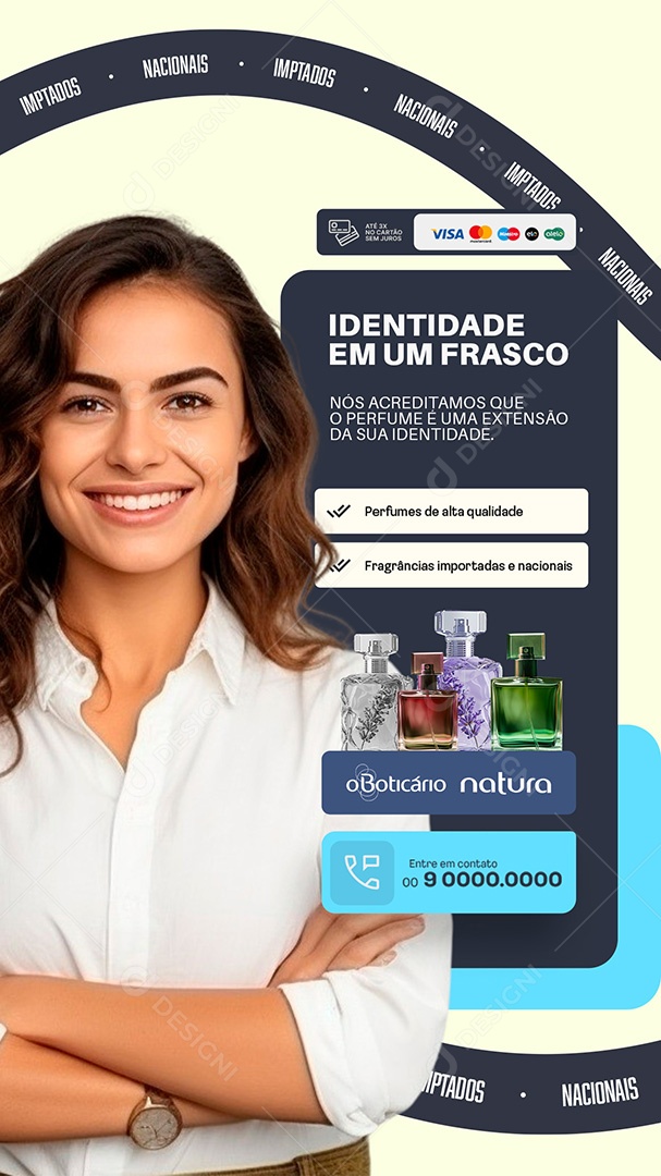 Story Revendedor Identidade Em Um Fasco Social Media PSD Editável