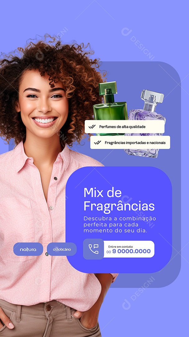 Story Revendedor Mix de Fragrâncias Social Media PSD Editável