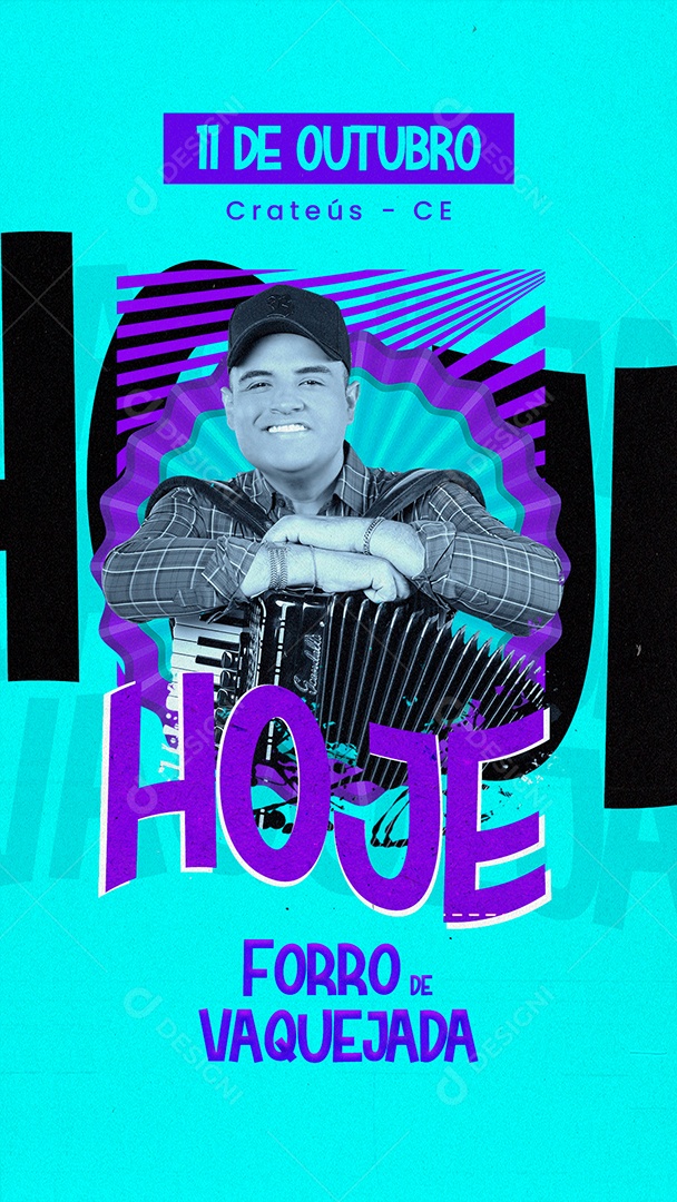 Story Flyer Agenda Hoje Social Media PSD Editável