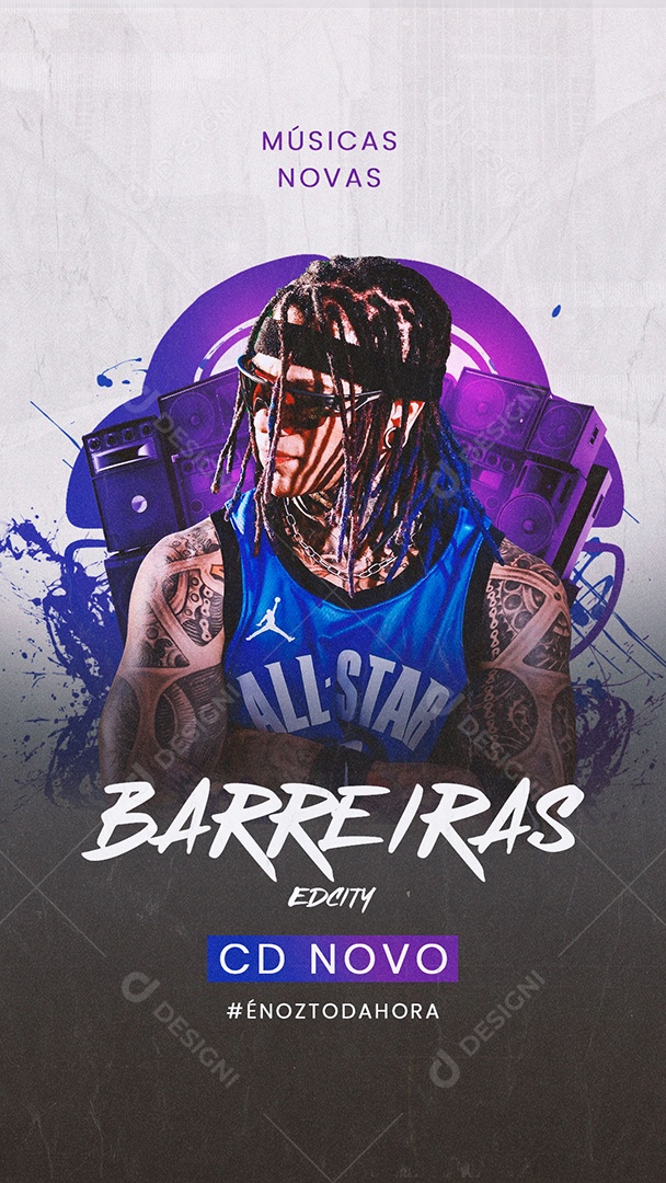 Story Flyer Barreiras Social Media PSD Editável