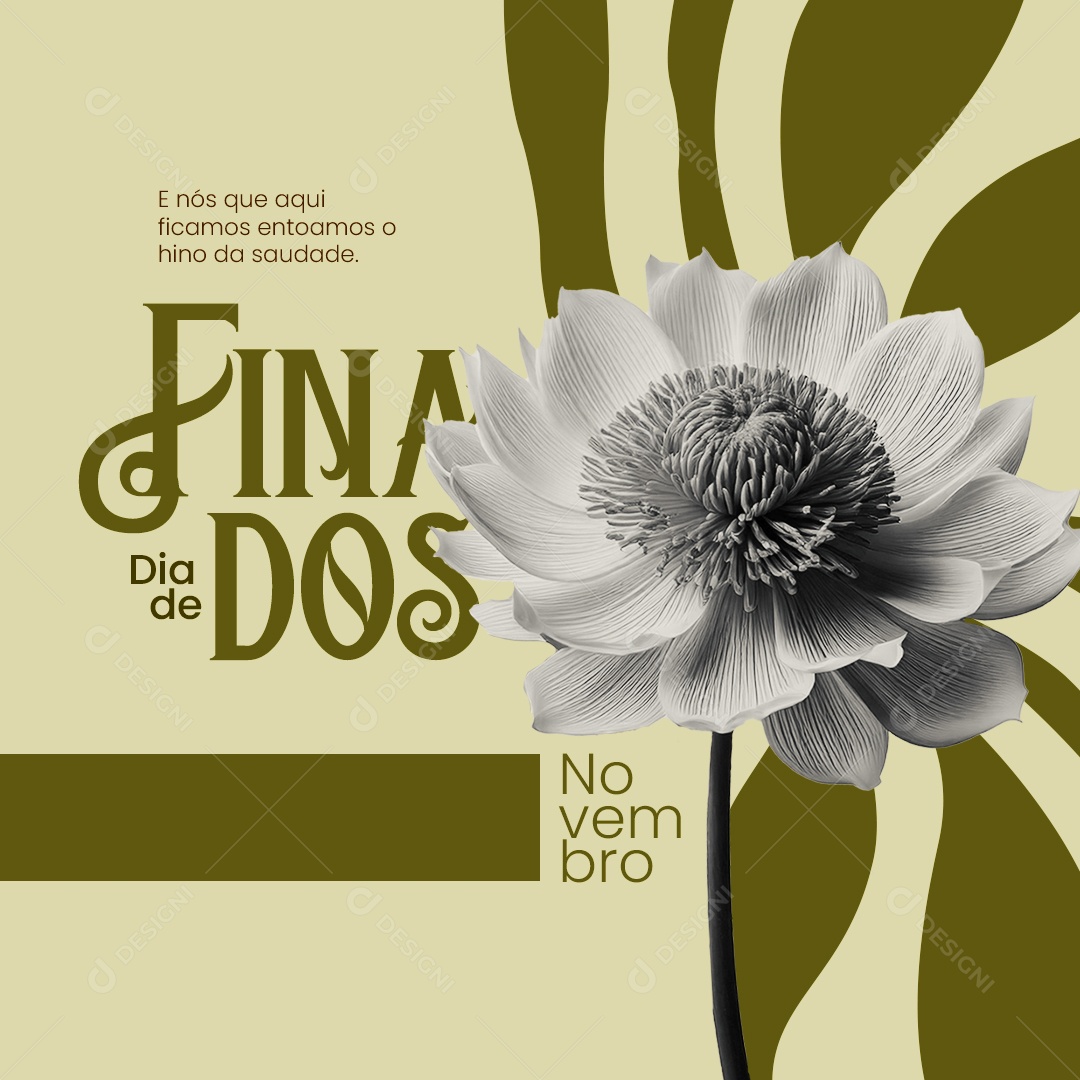 Dia de Finados 02 de Novembro o Amor Verdadeiro Social Media PSD Editável