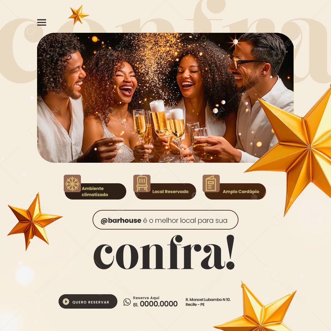 Social Media PSD Confraternization Event Site Editable