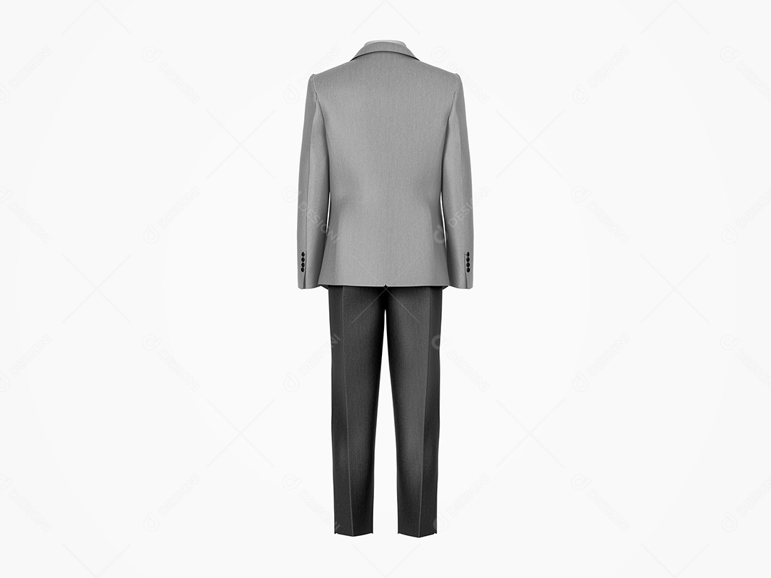 Terno Masculino Mockup PSD Editável