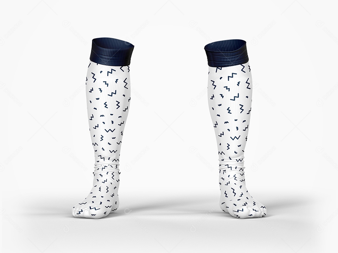 Meias de Futebol Mockup PSD Editável