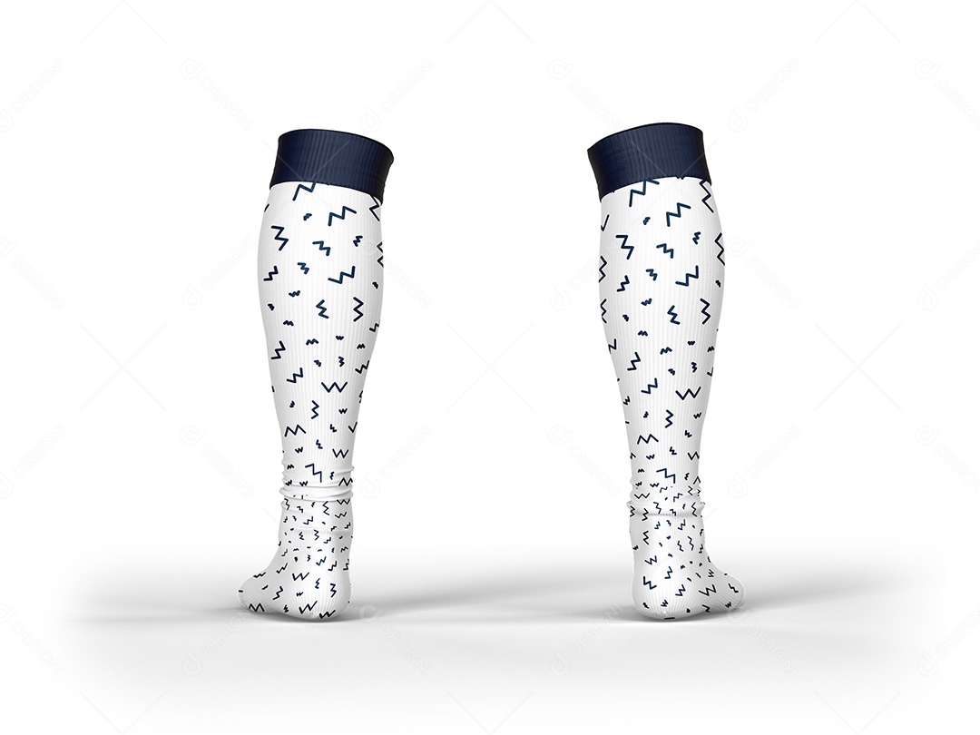 Meias de Futebol Mockup PSD Editável