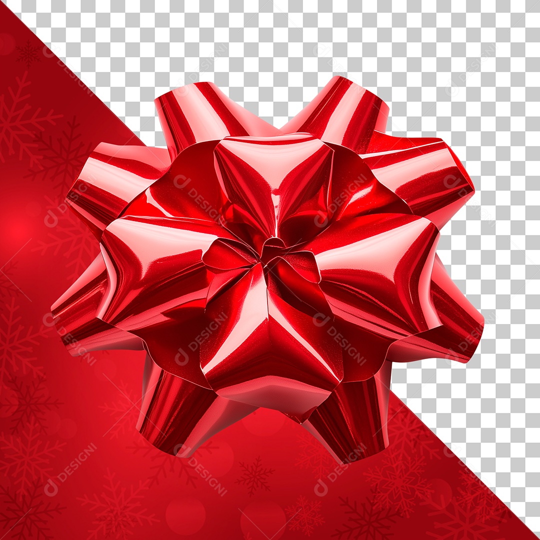 Elemento 3D de Decoração de Natal Para Composição PSD