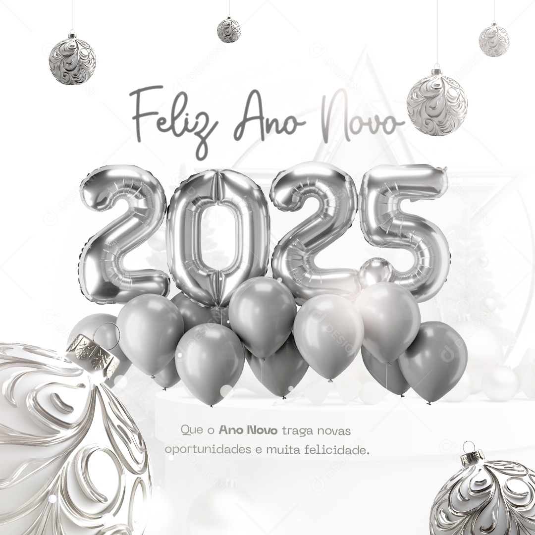 Happy 2025 New Year January 01 Social Media PSD Editable