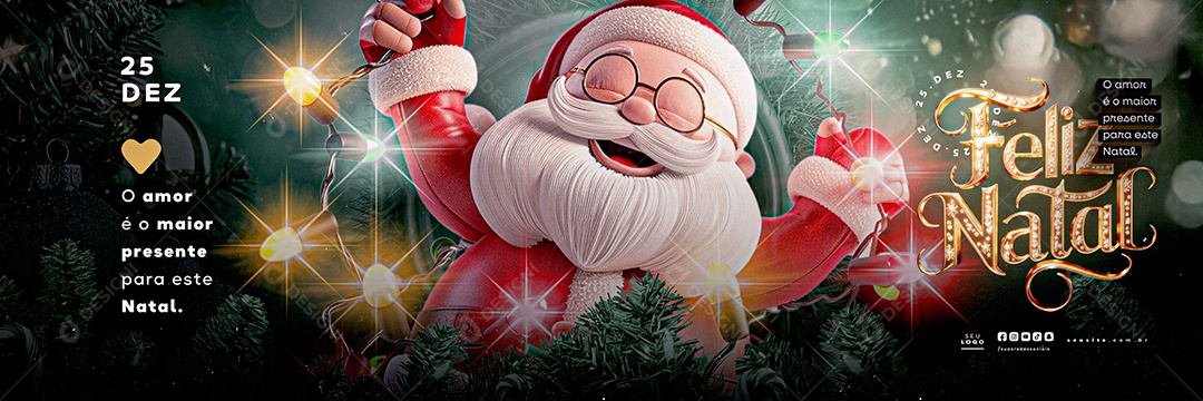 Merry Christmas Carousel 25 December Social Media PSD Editable