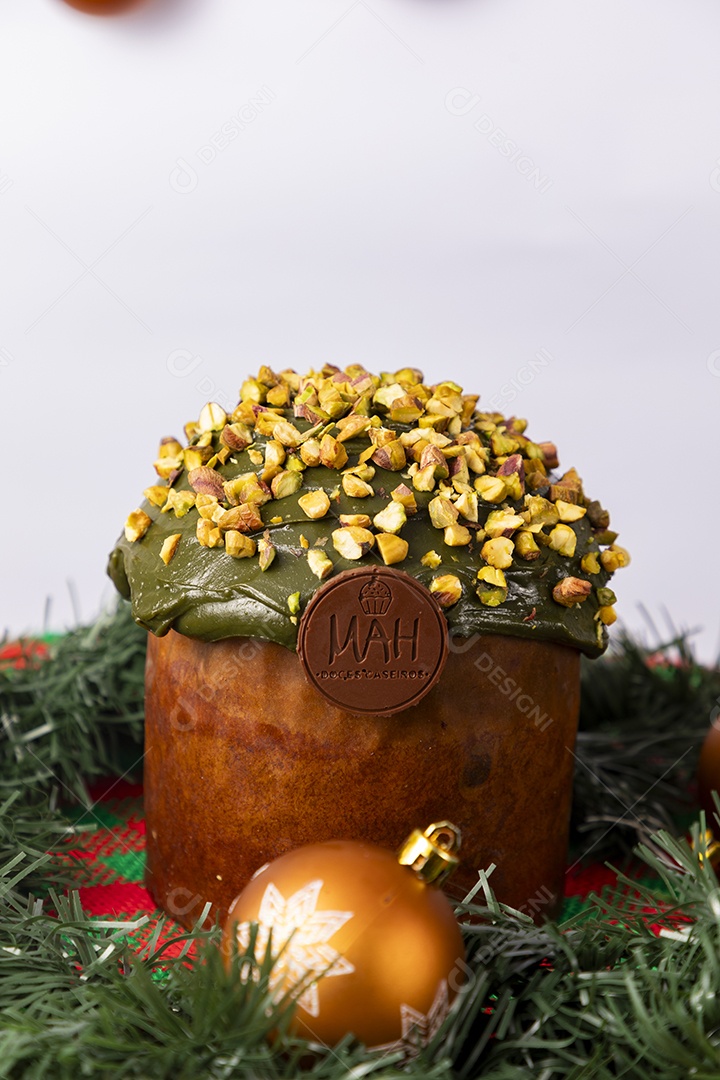 Panetone com pistache