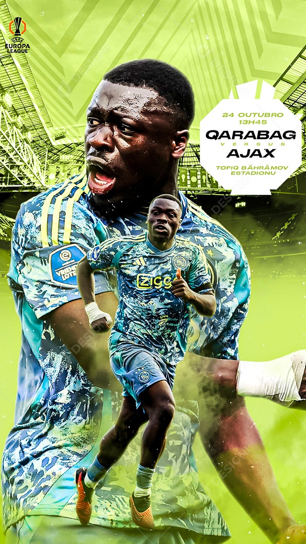 Story Flyer Jogo De Futebol Social Mídia PSD Editável