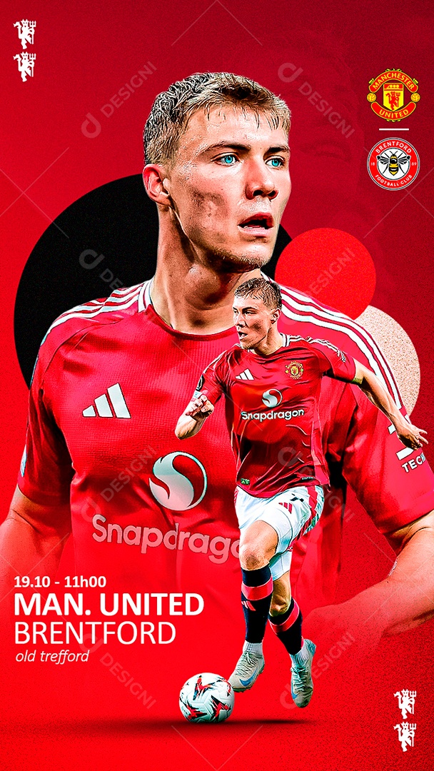 Story Flyer Jogo De Futebol Social Mídia PSD Editável