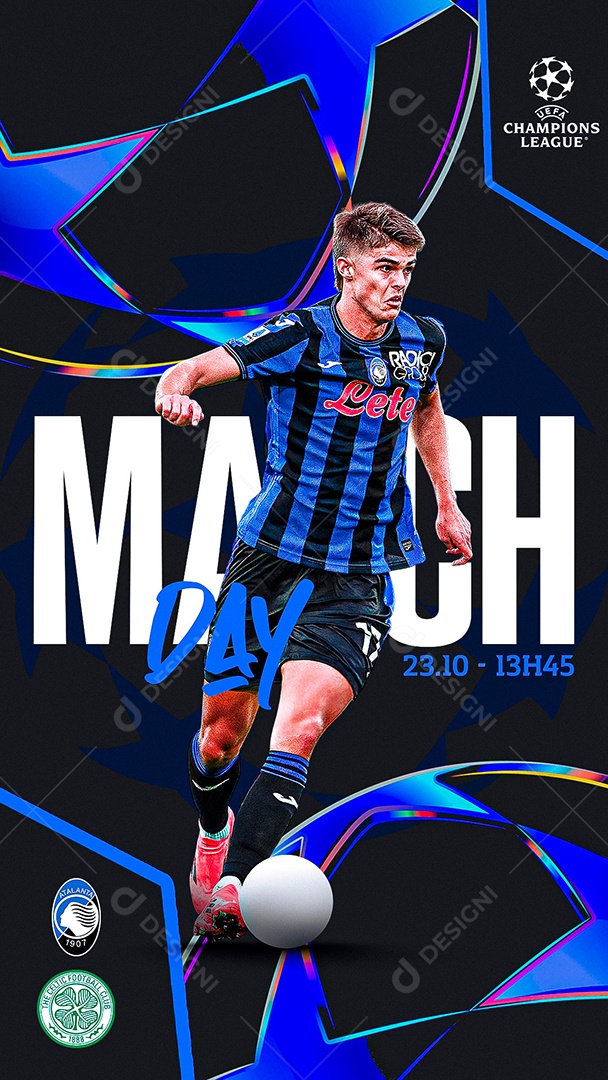 Story Flyer Jogo De Futebol Social Mídia PSD Editável