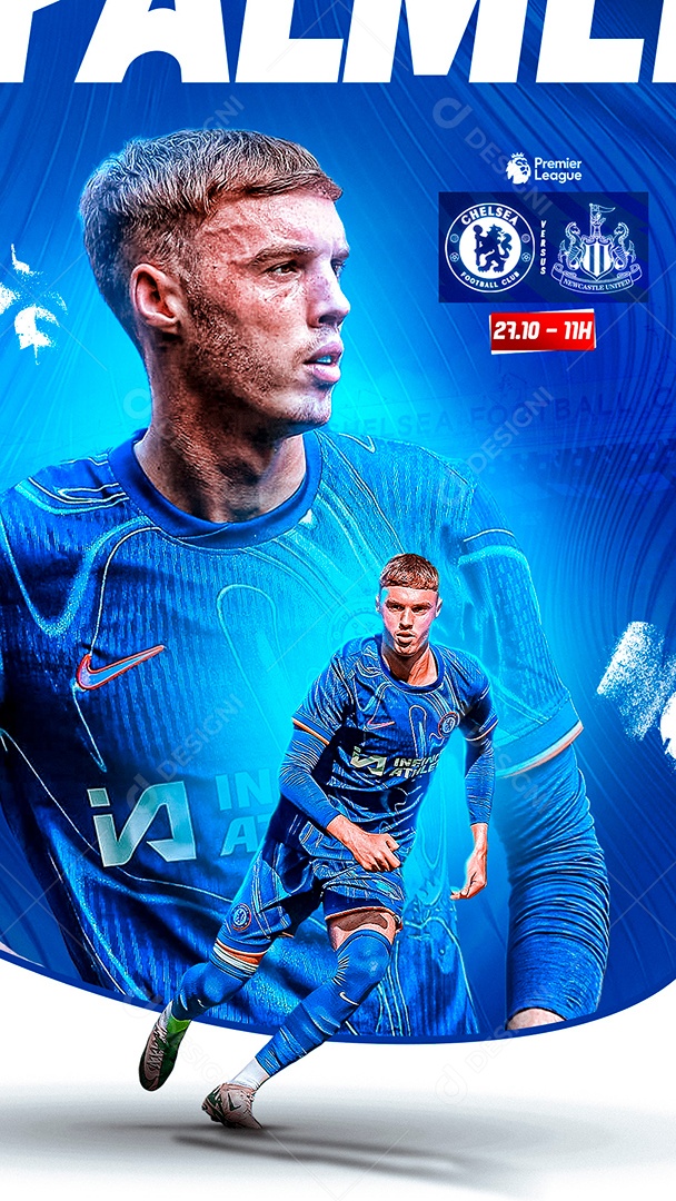 Story Flyer Jogo De Futebol Social Mídia PSD Editável