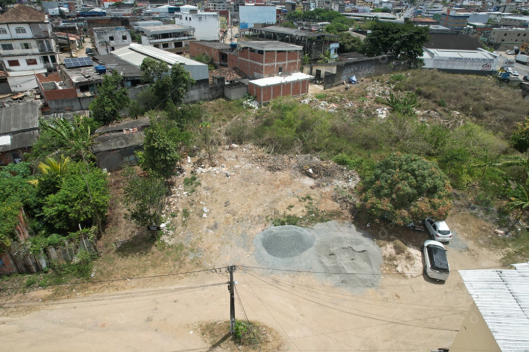 Linda vista panorâmica sobre fundo de uma cidade