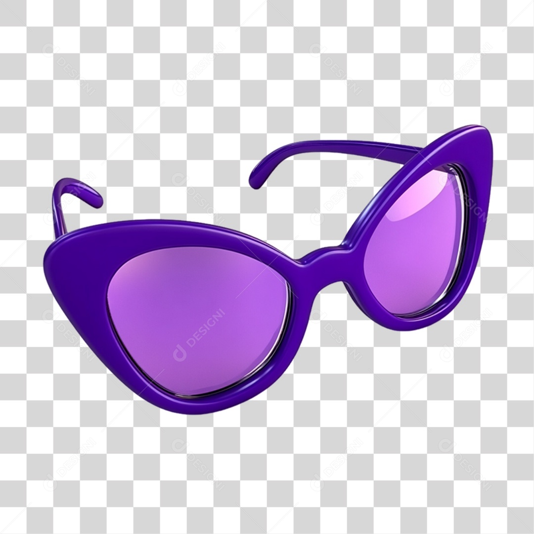 Elemento 3D Óculos Fantasias de Carnaval PNG Transparente