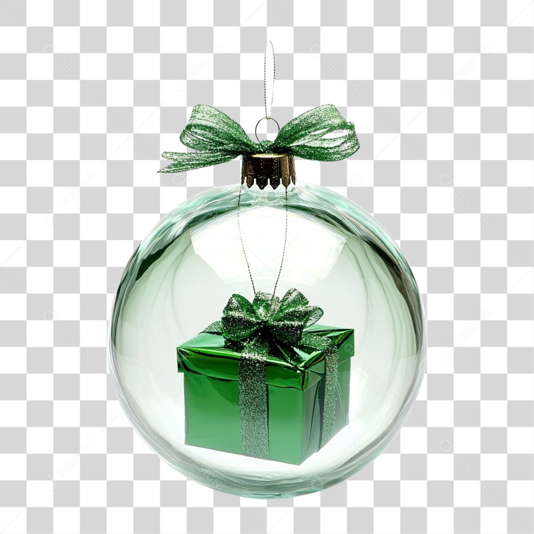 3D Element Decoration PNG Christmas ornaments Transparent