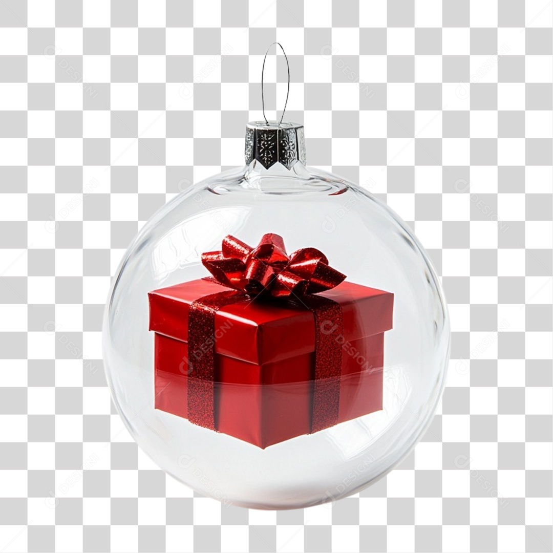 3D Element Decoration PNG Christmas ornaments Transparent
