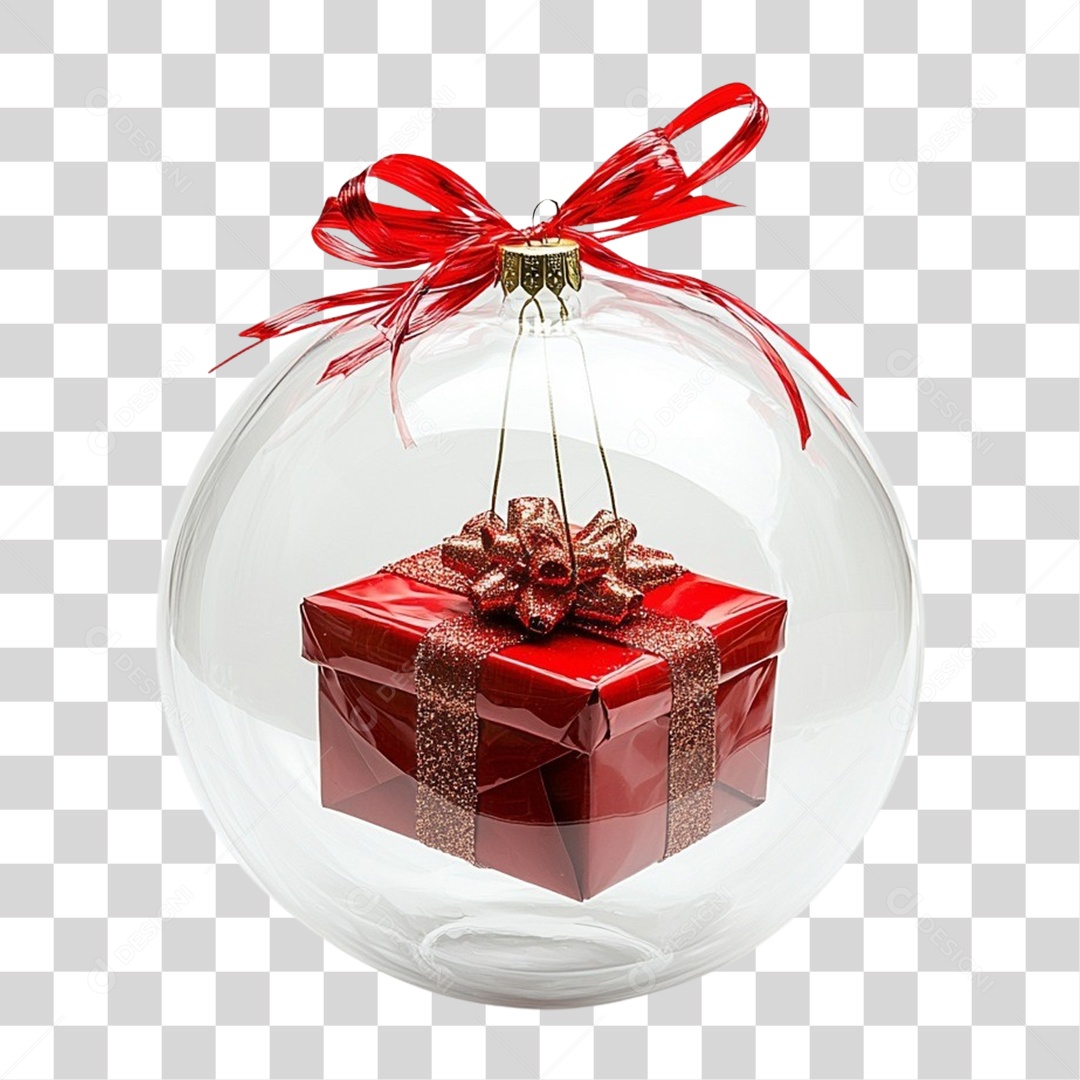 3D Element Decoration PNG Christmas ornaments Transparent