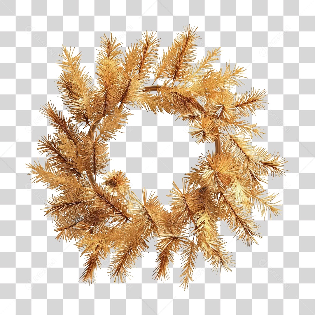 Elemento 3D Decoração Enfeites de Natal PNG Transparente