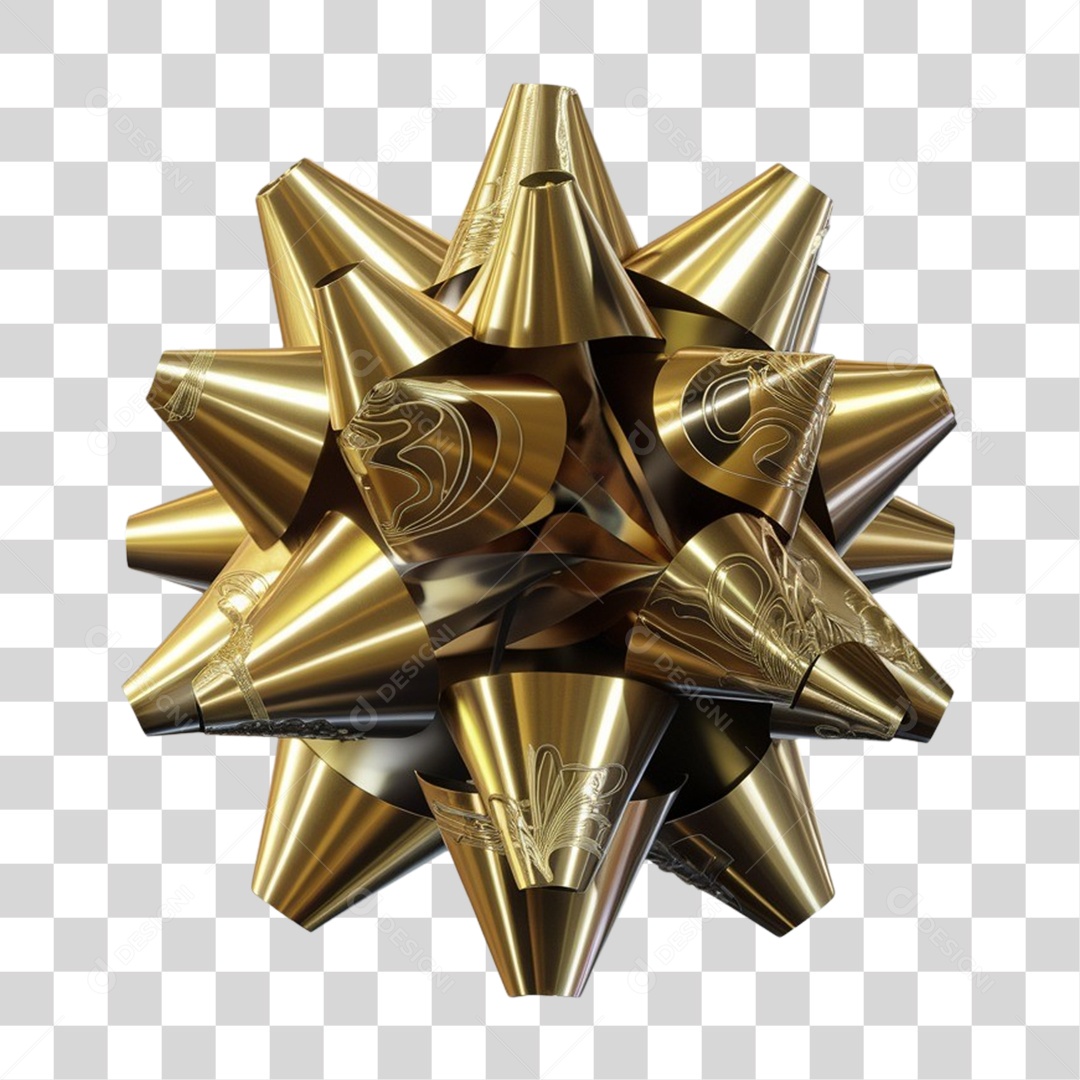 Elemento 3D Decoração Enfeites de Natal PNG Transparente