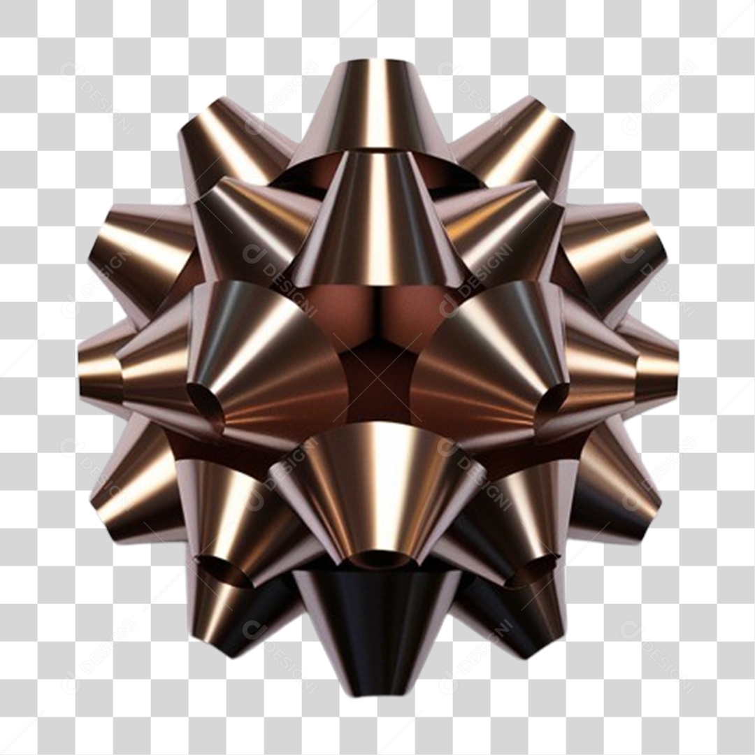 Elemento 3D Decoração Enfeites de Natal PNG Transparente