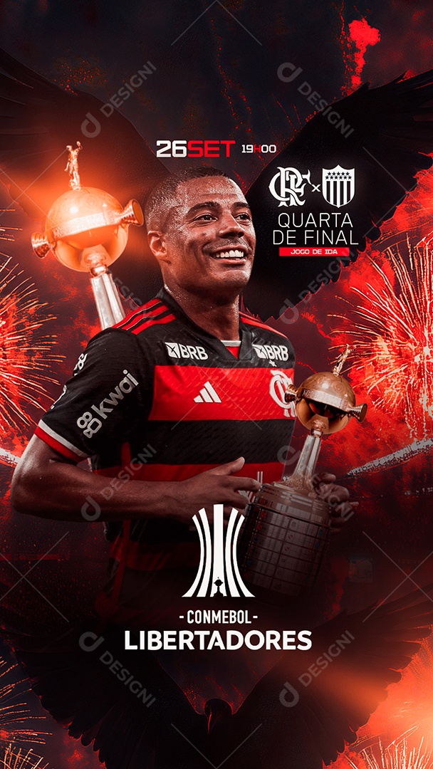 Story Flyer Jogo De Futebol Social Mídia PSD Editável