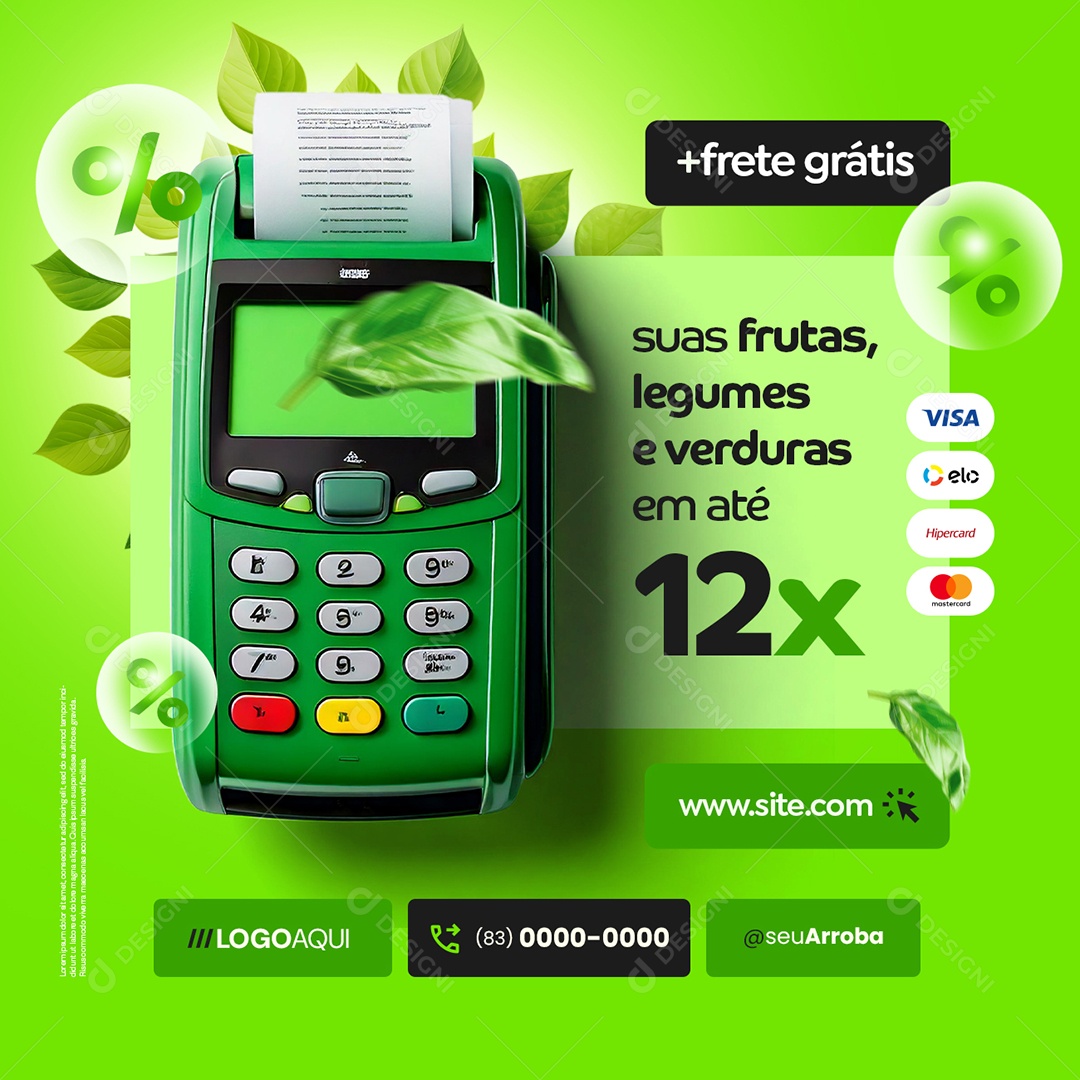 Black Friday Hortifruti Suas Frutas Legumes e Verduras Social Media PSD Editável