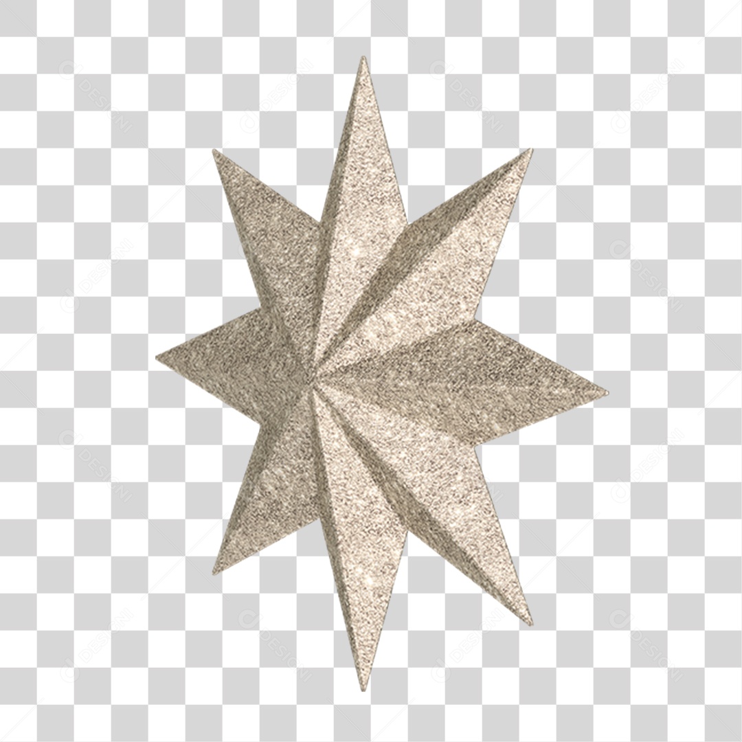 Estrela de Natal Decoração PNG Transparente