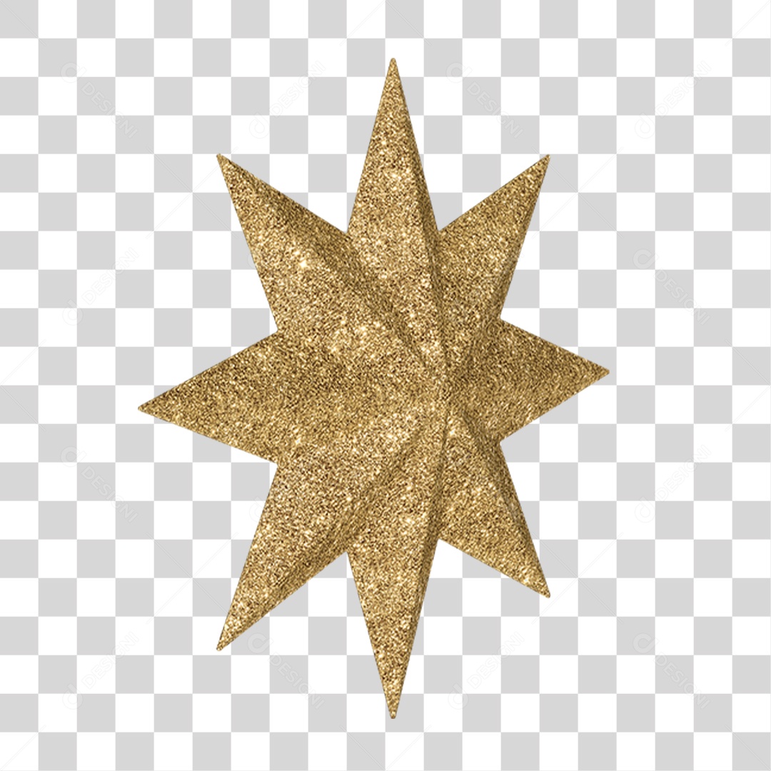 Estrela de Natal Decoração PNG Transparente
