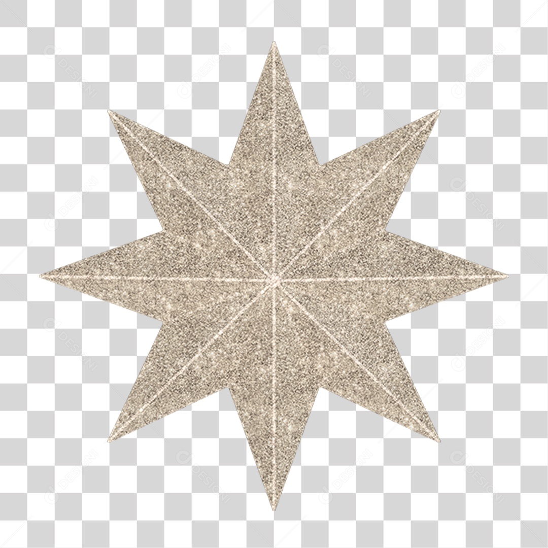 Estrela de Natal Decoração PNG Transparente