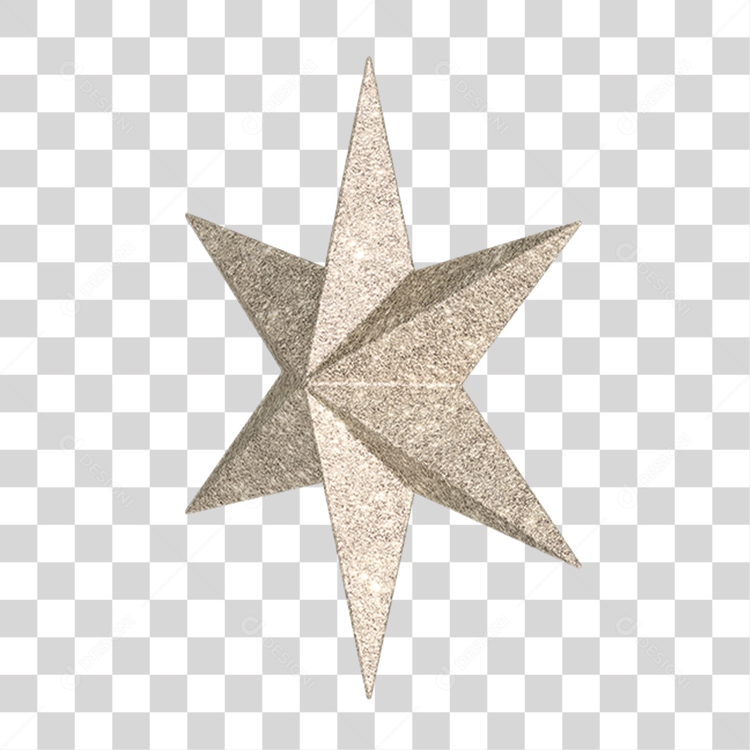 Estrela de Natal Decoração PNG Transparente