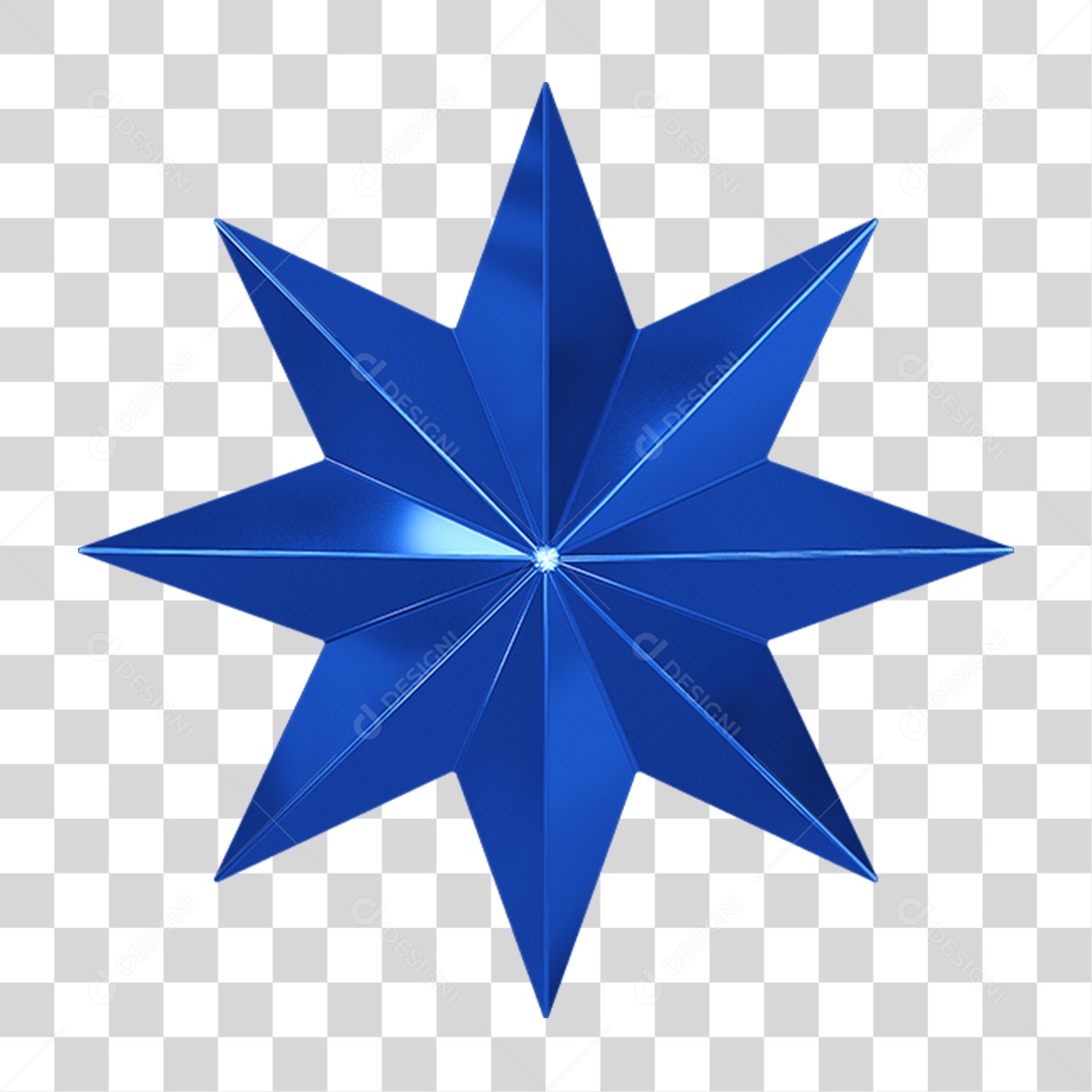 Estrela de Natal Decoração PNG Transparente