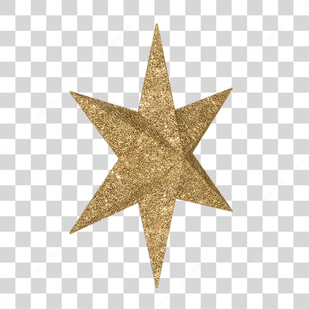 Estrela de Natal Decoração PNG Transparente