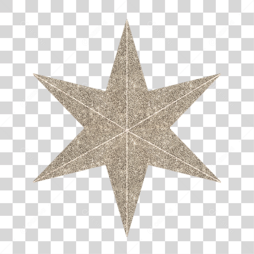 Estrela de Natal Decoração PNG Transparente