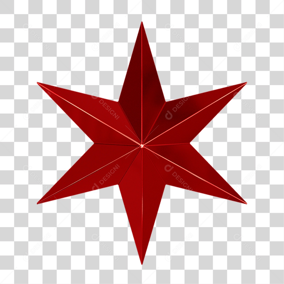 Estrela de Natal Decoração PNG Transparente