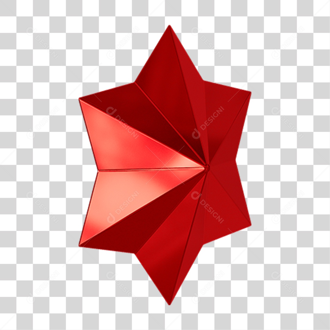 Estrela de Natal Decoração PNG Transparente