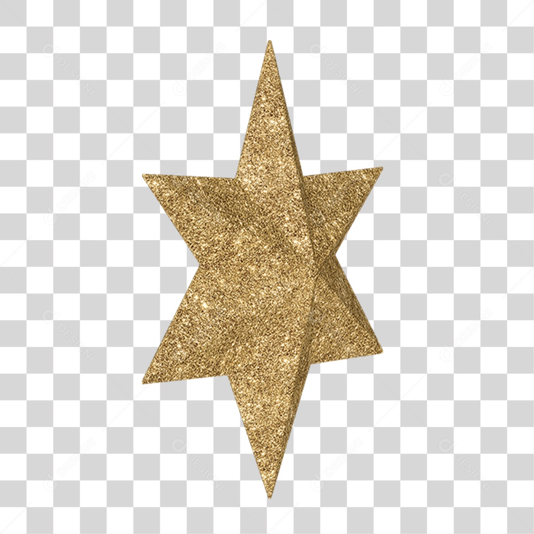 Estrela de Natal Decoração PNG Transparente