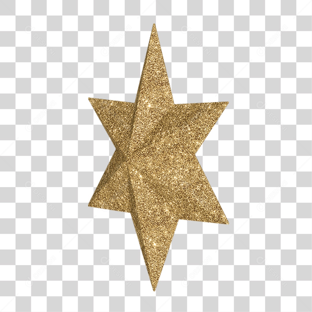 Estrela de Natal Decoração PNG Transparente