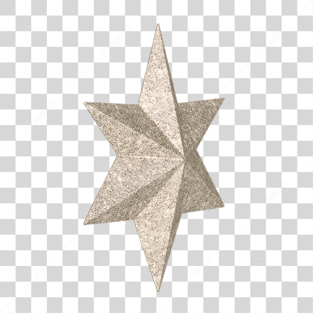 Estrela de Natal Decoração PNG Transparente